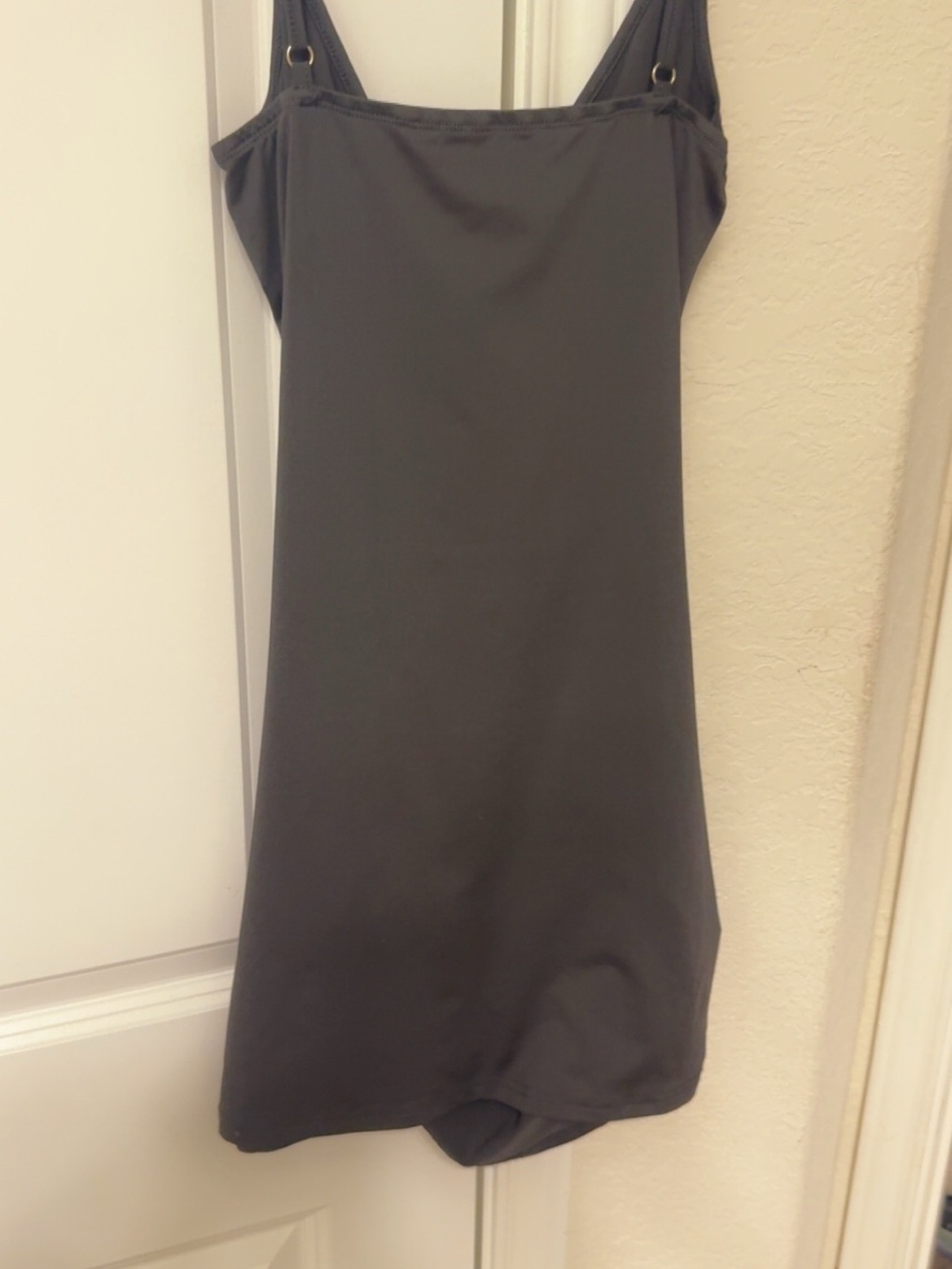 Amazon Black Ruched Slip Mini Dress - Picture 2 of 2
